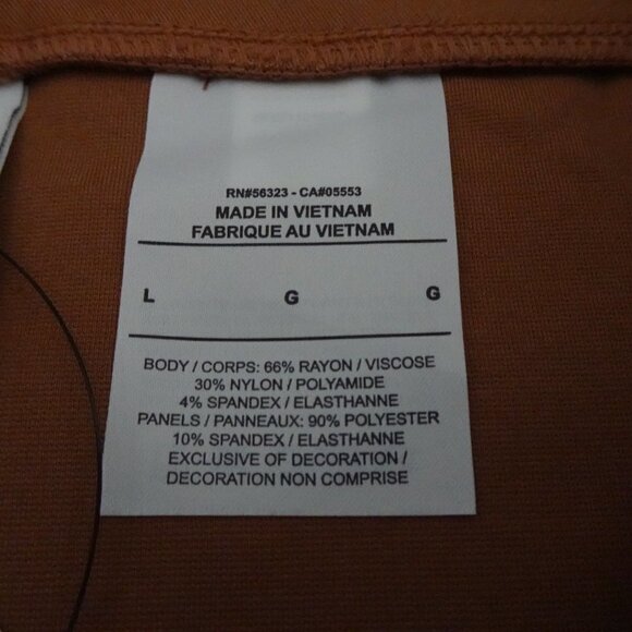 Nike Tight Fit Skirt Women's Size L Brown Pink Stretch Athleisure Casual - Picture 6 of 8